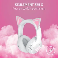 Razer Kraken Kitty Edition V2 Wireless Gaming Headset with Microphone - White