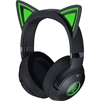 Casque de jeu sans fil Kraken Kitty Edition V2 avec microphone de Razer - Noir