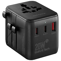 Adaptateur de voyage tout-en-un de 20 W d'Insignia - Exclusivité de Best Buy