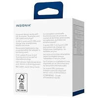 Adaptateur de voyage tout-en-un de 70 W d'Insignia - Exclusivité de Best Buy