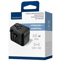 Adaptateur de voyage tout-en-un de 45 W d'Insignia - Exclusivité de Best Buy