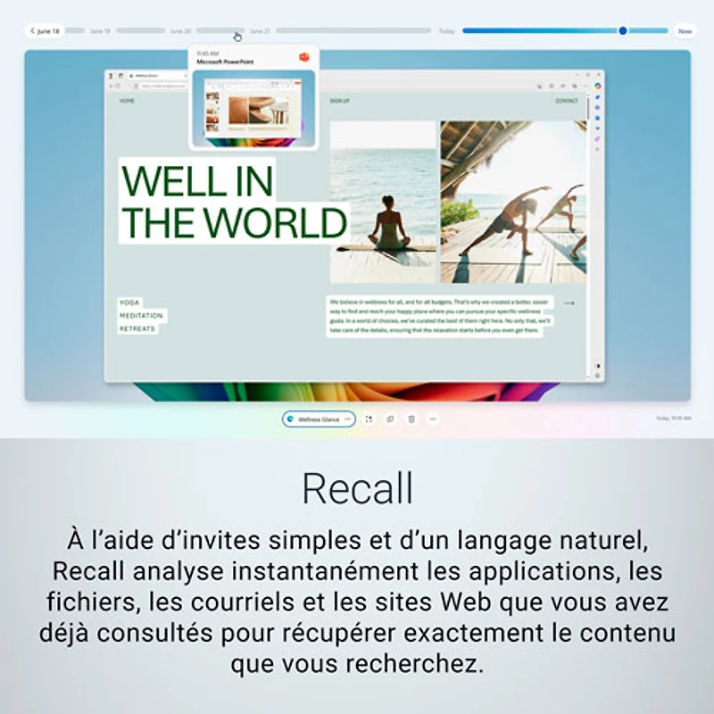 Portable 2-en-1 à écran tactile de 14 po Copilot+ PC Plus de Dell - Bleu glacier (Core Ultra 5 - 226V d'Intel/RAM 16 Go/SSD 512 Go)