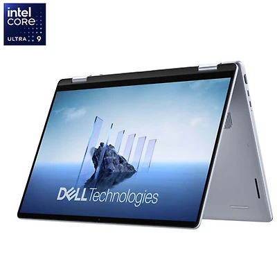 Portable 2-en-1 à écran tactile de 16 po Plus de Dell - Bleu glacier (Core Ultra 5 - 226V d'Intel/RAM 16 Go/SSD 512 Go)