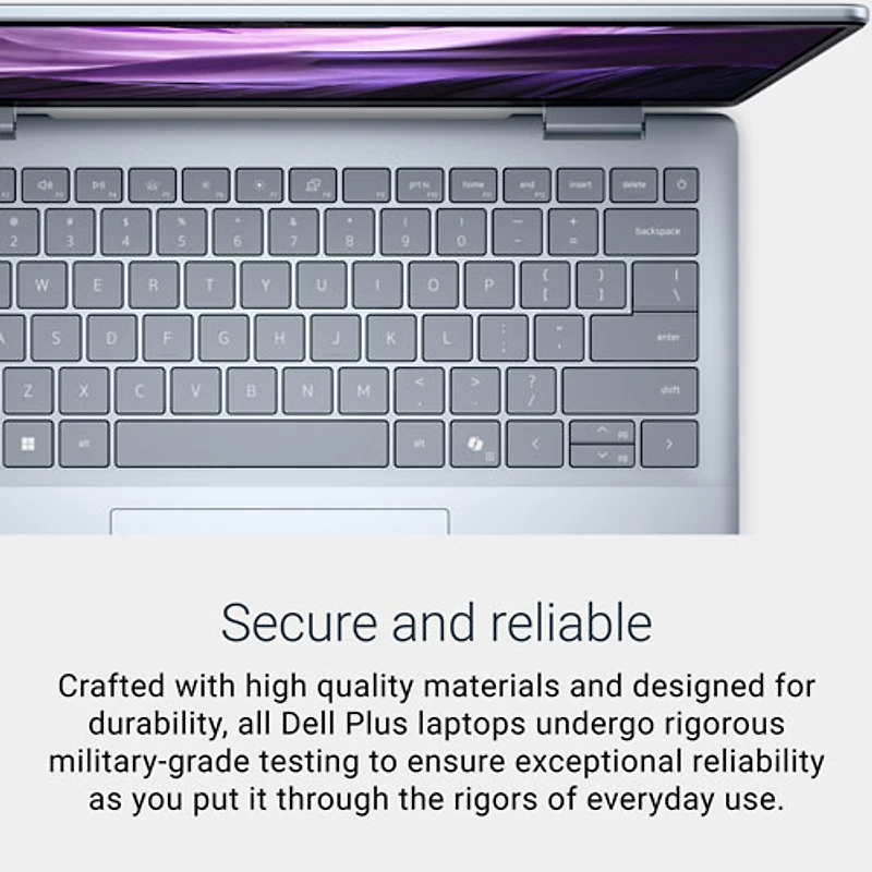 Dell Plus 14" Copilot+ PC Laptop - Ice Blue (Intel Core Ultra