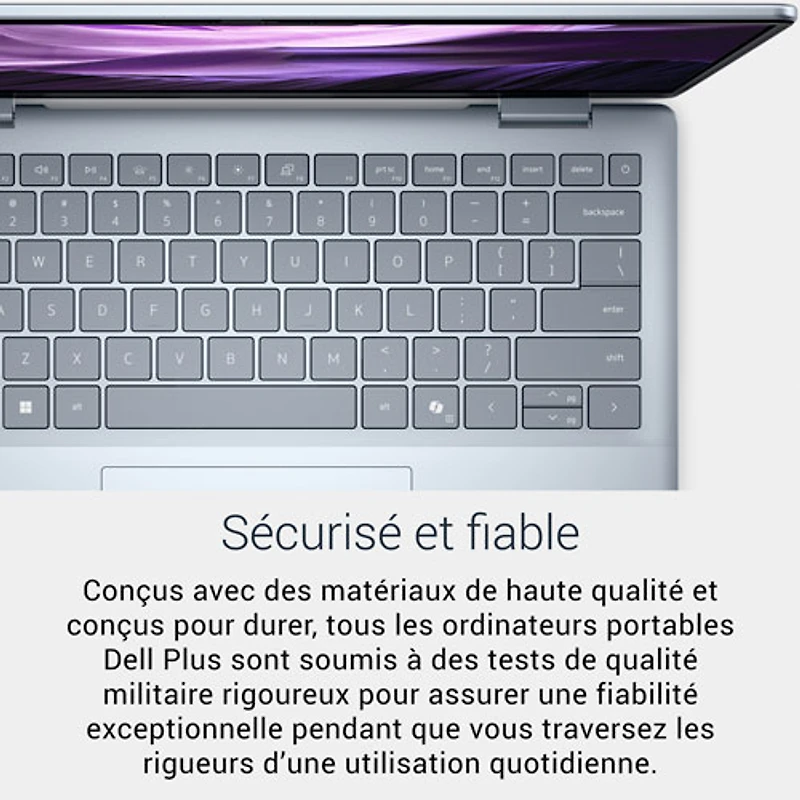 Dell Plus 14" Copilot+ PC Laptop - Ice Blue (Intel Core Ultra