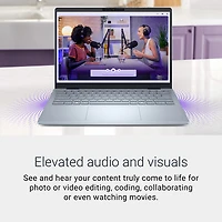 Portable Copilot+ PC Plus de 14 po de Dell - Bleu glacier (Core Ultra 9 - 288V d'Intel/RAM 32 Go/SSD 1 To)