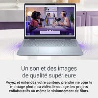 Portable Copilot+ PC Plus de 14 po de Dell - Bleu glacier (Core Ultra 9 - 288V d'Intel/RAM 32 Go/SSD 1 To)