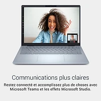 Portable Copilot+ PC Plus de 14 po de Dell - Bleu glacier (Core Ultra 9 - 288V d'Intel/RAM 32 Go/SSD 1 To)