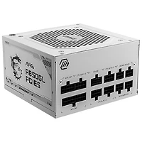 Bloc d'alimentation modulaire MAG A850GL PCIE5 850 W de MSI - Blanc