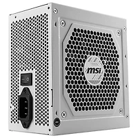 Bloc d'alimentation modulaire MAG A850GL PCIE5 850 W de MSI - Blanc