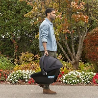 Evenflo Revolve180 LiteMax NXT Rotational Infant Car Seat with SensorSafe - Cinder