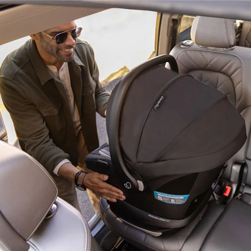 Evenflo Revolve180 LiteMax NXT Rotational Infant Car Seat with SensorSafe - Cinder