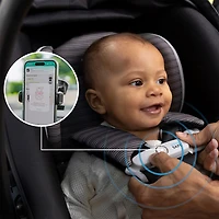 Evenflo Revolve180 LiteMax NXT Rotational Infant Car Seat with SensorSafe - Cinder