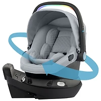 Siège d'auto pivotant pour bébé LiteMaxTM NXT avec technologie Sensory Soothe d'Evenflo - Quartz