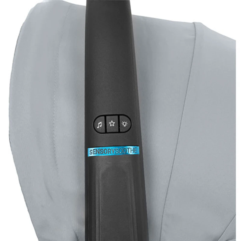 Siège d'auto pivotant pour bébé LiteMaxTM NXT avec technologie Sensory Soothe d'Evenflo - Quartz