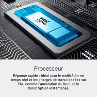 Portable 2-en-1 tactile de 14 po Copilot+ PC Plus de Dell - Bleu glacier (Core Ultra 7-256V d'Intel/RAM 16 Go/SSD 1 To)