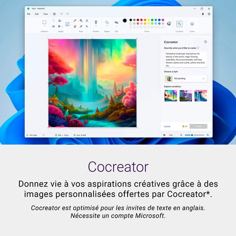 Portable 2-en-1 tactile de 14 po Copilot+ PC Plus de Dell - Bleu glacier (Core Ultra 7-256V d'Intel/RAM 16 Go/SSD 1 To)