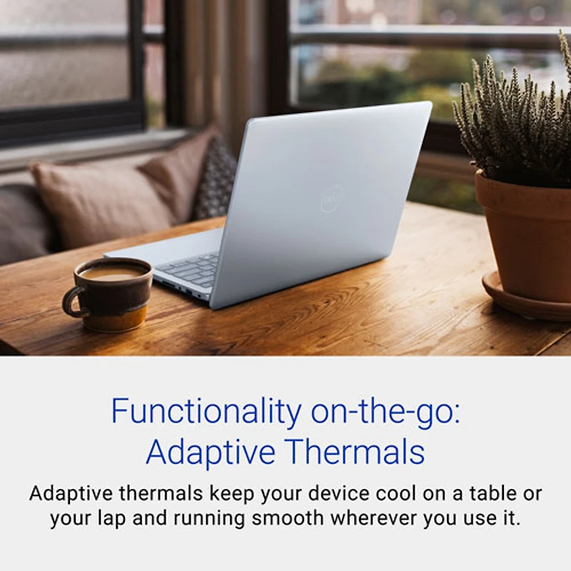 Portable de 14 po Inspiron de Dell - Bleu glacier (Core 7-150U d'Intel/RAM 16 Go/SSD 1 To)