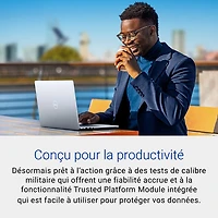 Portable de 14 po Inspiron de Dell - Bleu glacier (Core 7-150U d'Intel/RAM 16 Go/SSD 1 To)