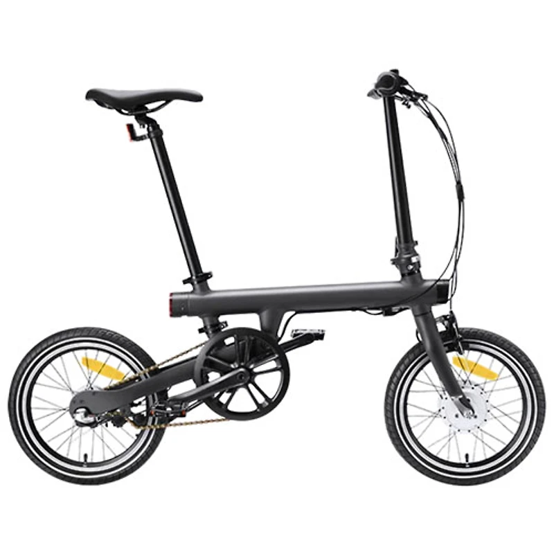 Vélo de ville électrique repliable Xiaomi Mi (moteur de 250 W/jusqu'à 45 km d'autonomie/vitesse maximale de 25 km/h) - Noir