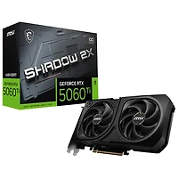 Carte graphique GeForce RTX 5060 Ti Shadow 2X OC GDDR7 de 16 Go de MSI