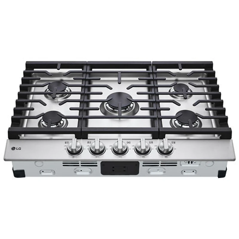 Open Box - LG 30" 5-Burner Gas Cooktop (CBGJ3023S) - Stainless Steel