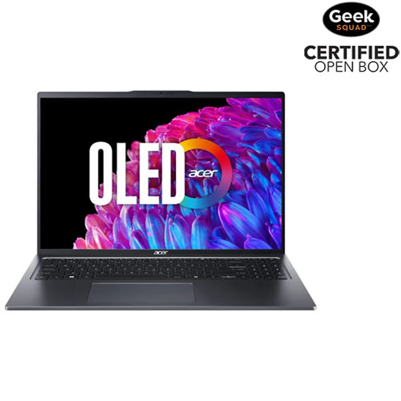 Boîte ouverte - Portable Swift Go 16 po d'Acer - Fer (Core Ultra 7 CU7155H d'Intel/SSD 1 To/RAM 16 Go/Windows 11)