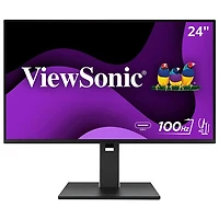 Moniteur DEL IPS HD intégrale 60 Hz GàG 5 ms de 24 po de ViewSonic (VG2452)