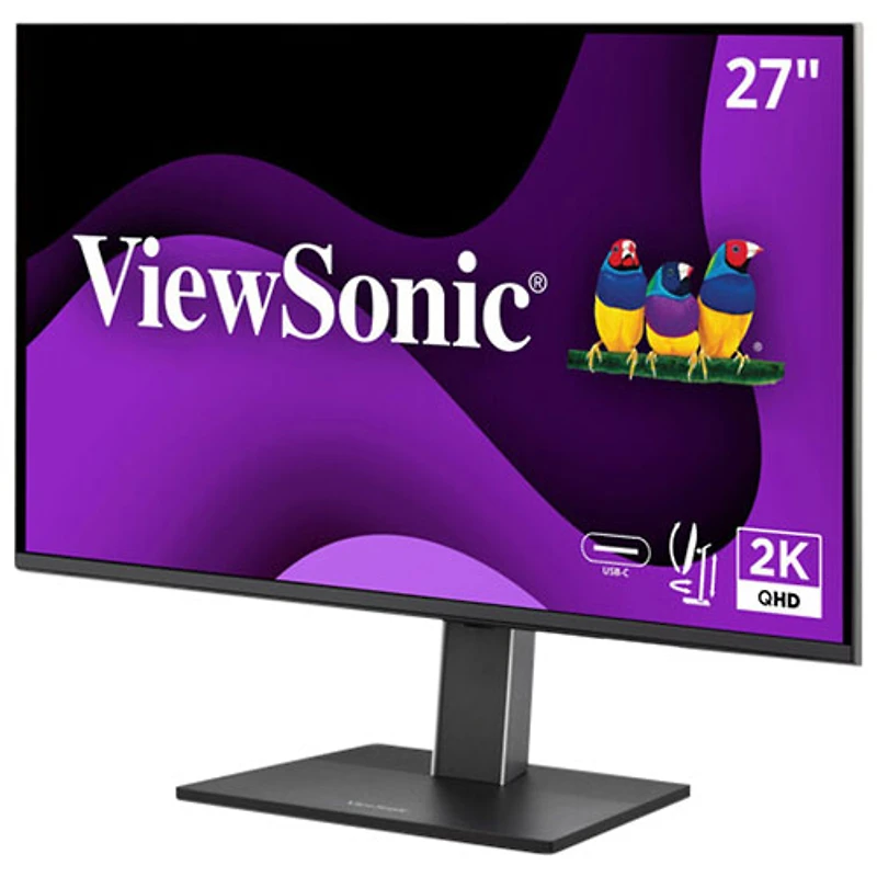 Moniteur DEL IPS WQHD 100 Hz GàG 5 ms de 27 po de ViewSonic (VG2752-2K)