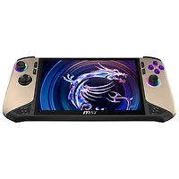 Console de jeu à écran tactile de 8 po Claw AI + A2VM de MSI - Sable (Core Ultra 7-258V d'Intel/RAM 32 Go/SSD 1 To/Windows 11)