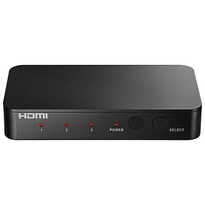 Commutateur HDMI 4K à 3 ports d'Insignia - Noir - Exclusivité Best Buy