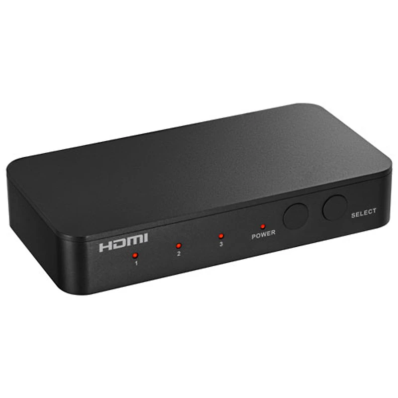 Commutateur HDMI 4K à 3 ports d'Insignia - Noir - Exclusivité Best Buy