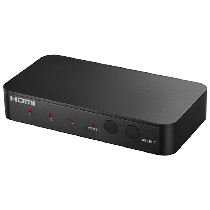 Commutateur HDMI 4K à 3 ports d'Insignia - Noir - Exclusivité Best Buy