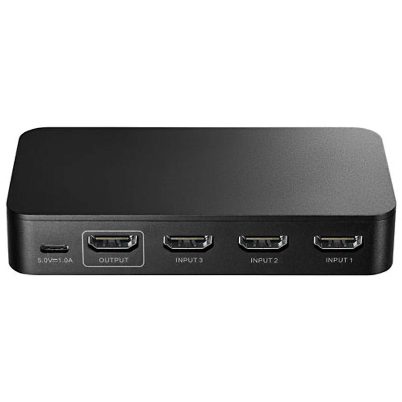 Commutateur HDMI 4K à 3 ports d'Insignia - Noir - Exclusivité Best Buy