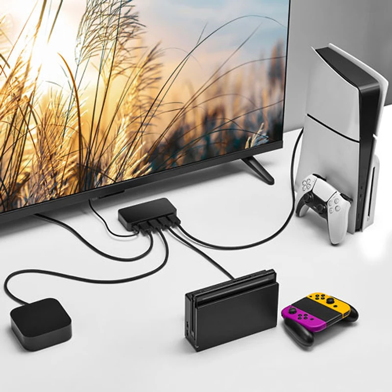Insignia 3-Port 4K HDMI Switch - Black - Only at Best Buy