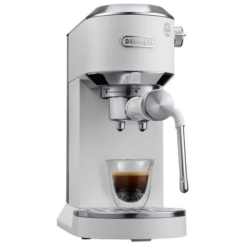 De'Longhi Dedica Duo Manual Espresso Machine - White