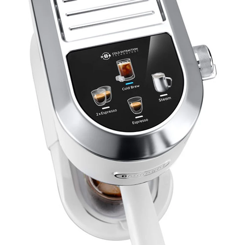 Machine à espresso manuelle Dedica Duo de De'Longhi - Blanc