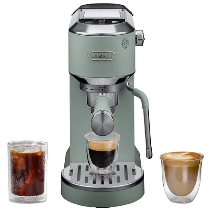 Machine à espresso manuelle Dedica Duo de De'Longhi - Vert