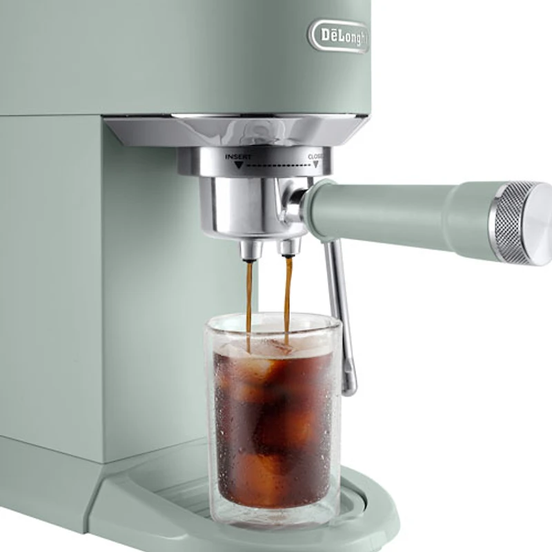 Machine à espresso manuelle Dedica Duo de De'Longhi - Vert