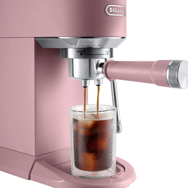 De'Longhi Dedica Duo Manual Espresso Machine - Pink