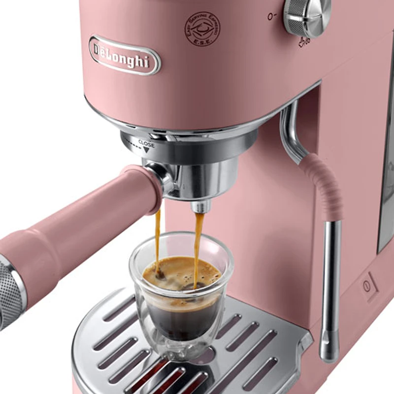 De'Longhi Dedica Duo Manual Espresso Machine - Pink