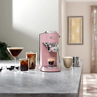 De'Longhi Dedica Duo Manual Espresso Machine - Pink