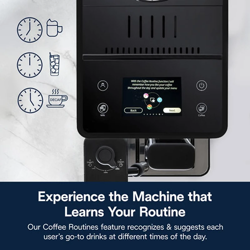 De'Longhi Rivelia Automatic Espresso Machine - Black