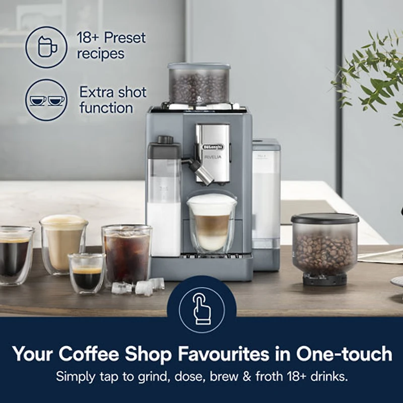 De'Longhi Rivelia Automatic Espresso Machine - Grey