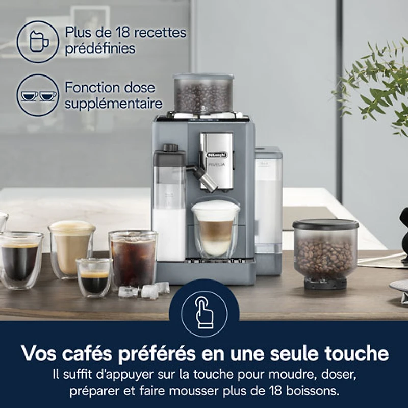 De'Longhi Rivelia Automatic Espresso Machine - Grey