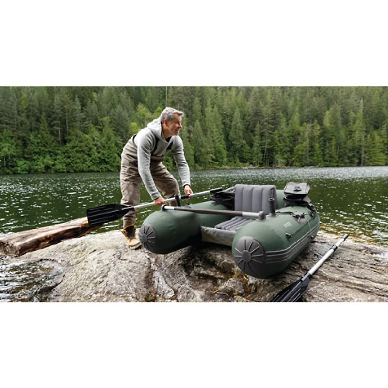 Flotteur de pêche gonflable Big Catch d'Intex - 1 personne avec rames