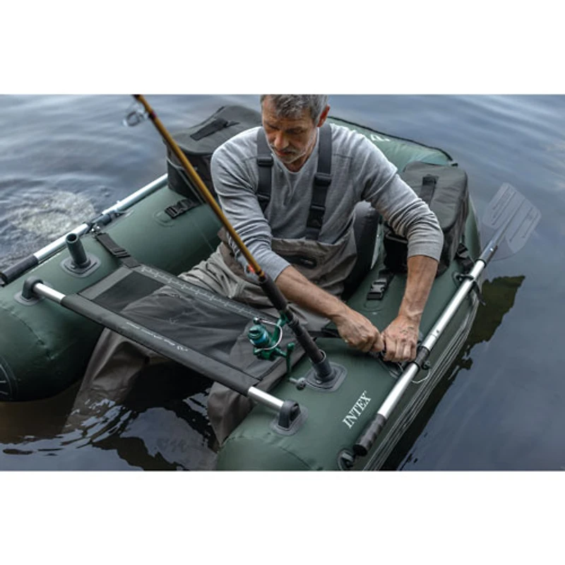 Flotteur de pêche gonflable Big Catch d'Intex - 1 personne avec rames