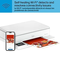 HP Envy 6165e Wireless All-In-One Inkjet Printer - White