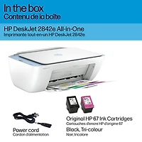 Imprimante à jet d'encre tout-en-un sans fil DeskJet 2842e de HP