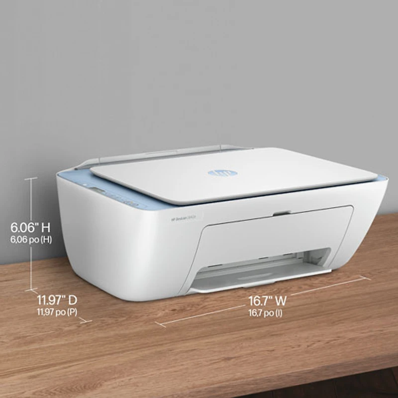 Imprimante à jet d'encre tout-en-un sans fil DeskJet 2842e de HP